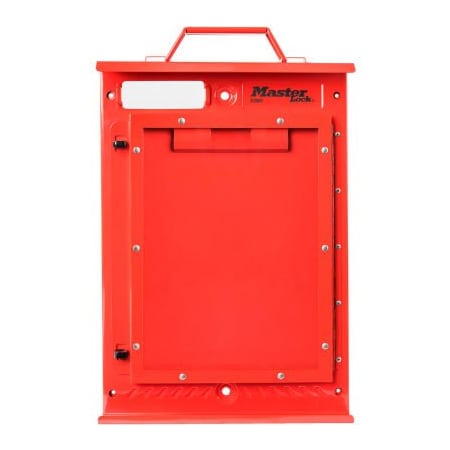 Master Lock MasterLock Permit Display Case, Wall Mounted, Red,  S3501